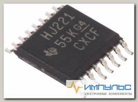 CD74HC221PW, IC: цифровая, моностабильная, мультивибратор, обнуляемая, Ch: 2