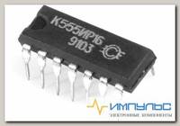 К555ИР16 (90-97г), Универсальный 4-х разрядный регистр сдвига (SN74LS295N)