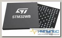 STM32WB55VEQ6, MCU-Application Specific 32 bit, 64 MHz, 256 KB RAM/512 KB Program, 1.71 V to 3.6 V in, UFBGA-129